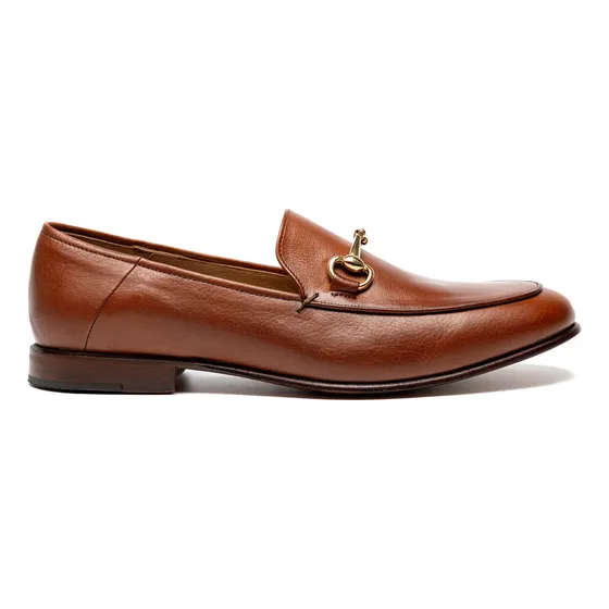 Zapato Mocasín Marrón Cuero Vacuno Estibo Hombre 203047