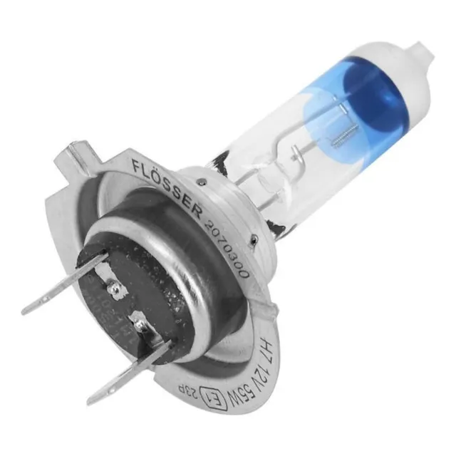 Lampara Flosser Alemana H7 12v 55w  Ultra 90% Mas Brillo