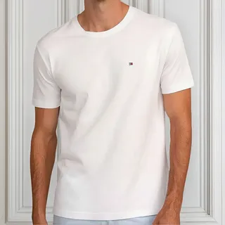 Tommy Hilfiger Camiseta Tommy Hilfiger Masculina Casual Cotton Icon Branca