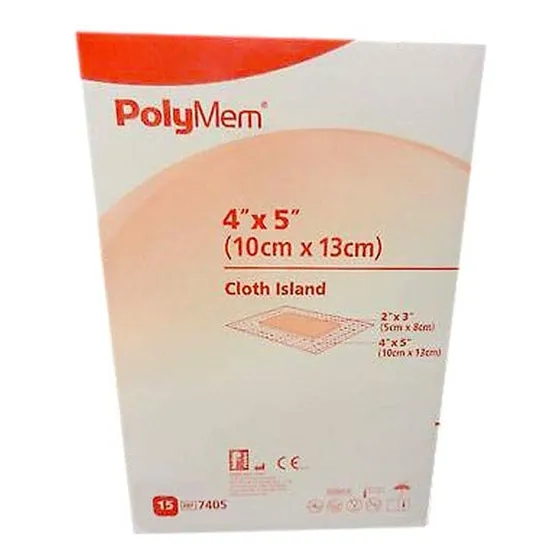 Polymem - Apósitos De Tela Para Heridas, Adhesivos, 4 X 5 Pu