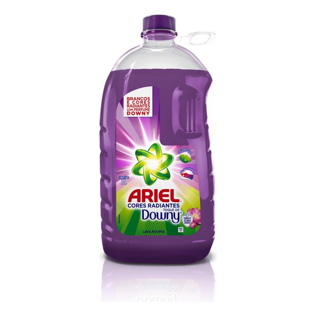 Sabão Líquido Cores Radiantes Toque De Downy 3 Litros Ariel Sabão Líquido Cores Radiantes Toque De Downy 3 Litros Ariel