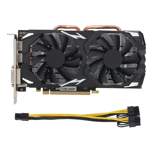 Tarjeta Gráfica Rx580 8gb 2048sp Hd Game Tarjeta Gráfica Pci