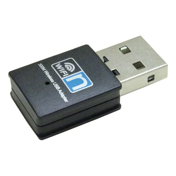 Receptor De Wifi Usb 300mbps + Antena + Cd Drivers