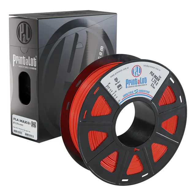 Filamento Para Impresoras 3d Pla Max :: Printalot Color Rojo