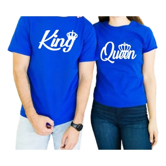 Franelas Personalizadas De Pareja Queen / King