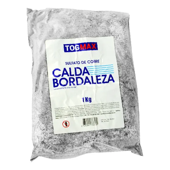Calda Bordaleza Pronta 1kg Puro Fungicida Rende 50 Litros