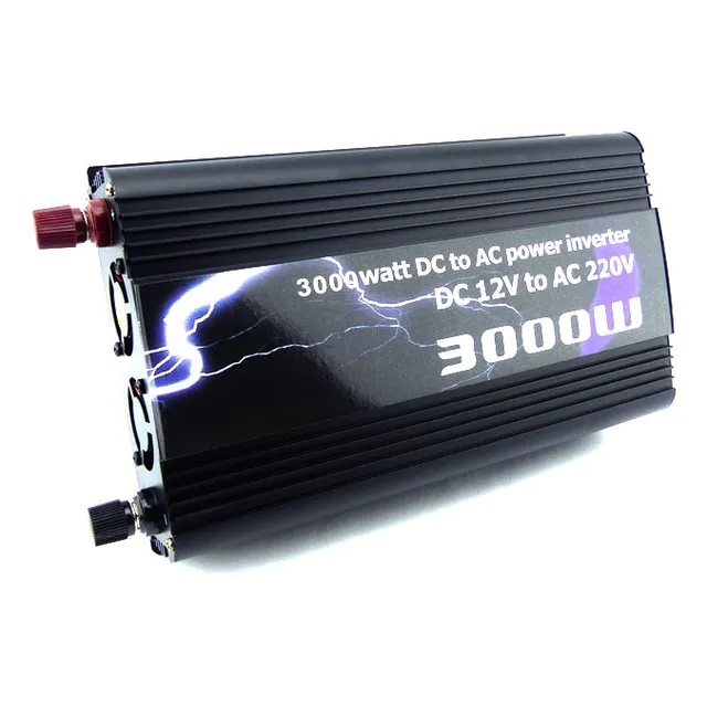 Inversor De Voltaje 12-220 Volt Usb 3000 Watt Para Auto.