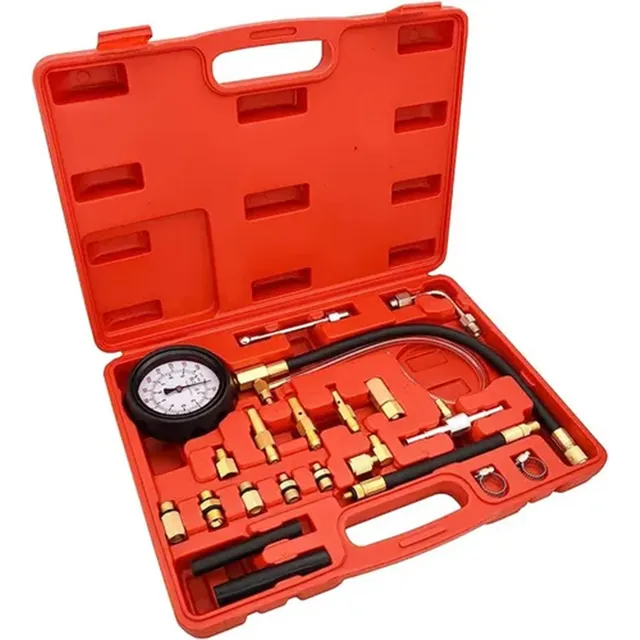 Kit Medidor De Presión Bomba De Gasolina Manómetro Inyección