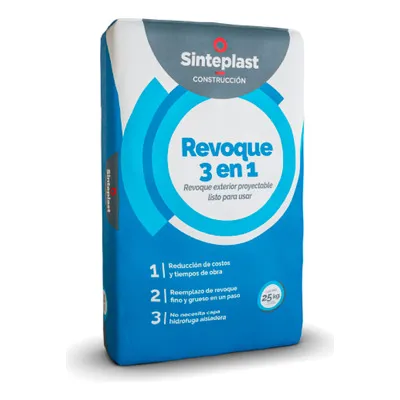 Revoque Proyectable 3 En 1 Premecol X 25 Kgs