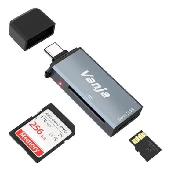 Vanja Lector De Tarjetas Usb C A Micro Sd De Alta