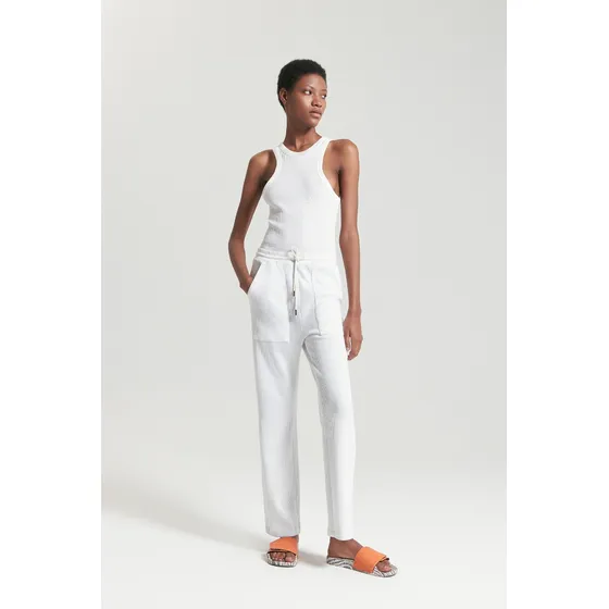 Pantalon Para Mujer Curcuma Crudo Blanco Maria Cher