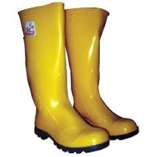 Botas De Seguridad Plásticas Pvc Caña Larga Talla  46 Caucho