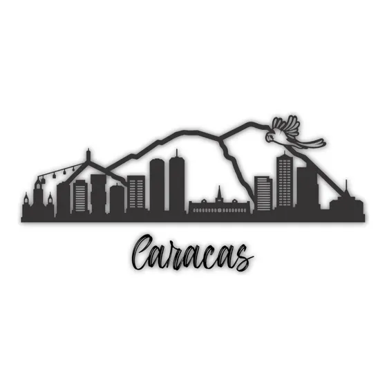 Cuadro Caracas City 120x50cm. Tr-001