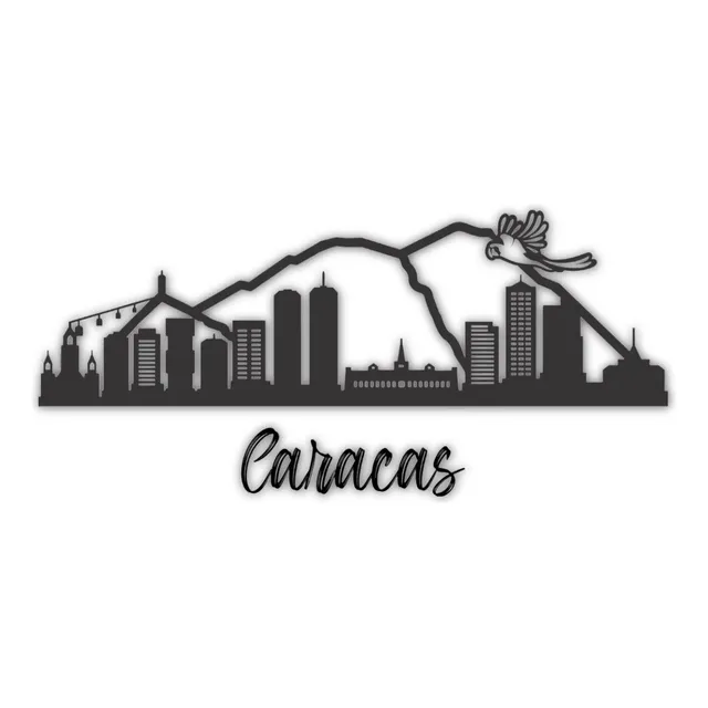 Cuadro Caracas City 120x50cm. Tr-001