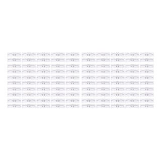 Eyebrow Ruler, Paquete De 100 Plantillas Desechables Para Ce Eyebrow Ruler, Paquete De 100 Plantillas Desechables Para Ce