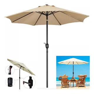 Ombrelone 3 Metros Para Piscina Guarda Sol Com Manivela Ombrelone 3 Metros Para Piscina Guarda Sol Com Manivela