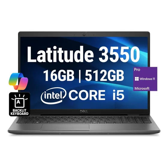 Dell Latitude 3540, Intel I5, 16gb Ram, 512gb Ssd, Win11 Pro