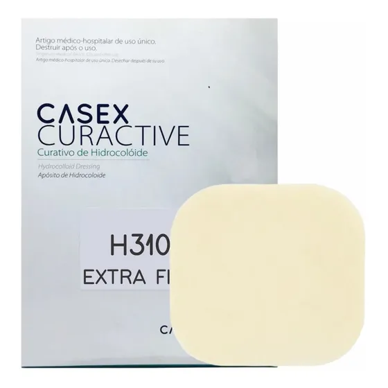 Curativo Hidrocoloide Curactive Extra Fino 10cm X 10cm - 5un