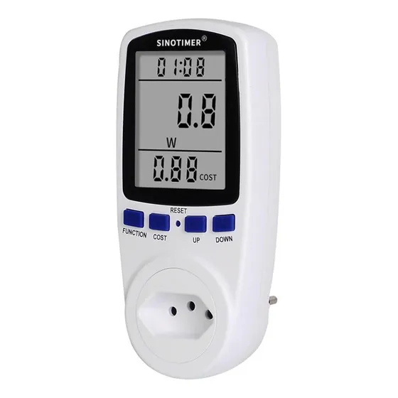 Medidor De Consumo Tomada 127/220v Wattimetro Digital Plug Br 127/220v