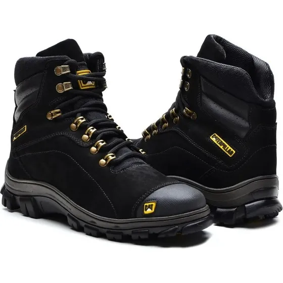 Kit Bota Caterpillar + Cinto +billetera Second Shift