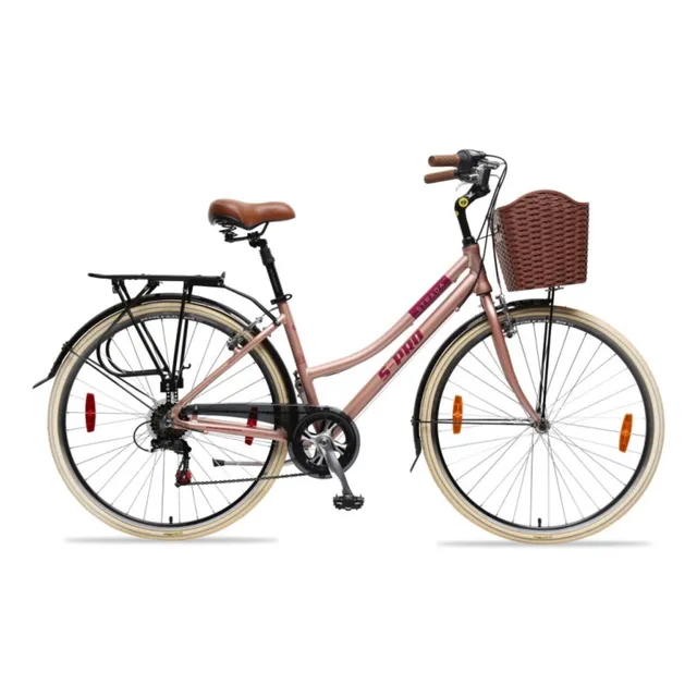 Bicicleta S-pro Urbana Strada Lady Dlx R.28(canasto, Guard. 