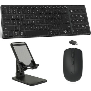 Teclado, Mouse E Suporte Galaxy Tab A 8.0 T380/t385 Preto Teclado, Mouse E Suporte Galaxy Tab A 8.0 T380/t385 Preto