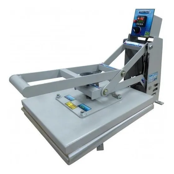 Prensa sublimadora manual Maquinatec 40x35 cinza 220V