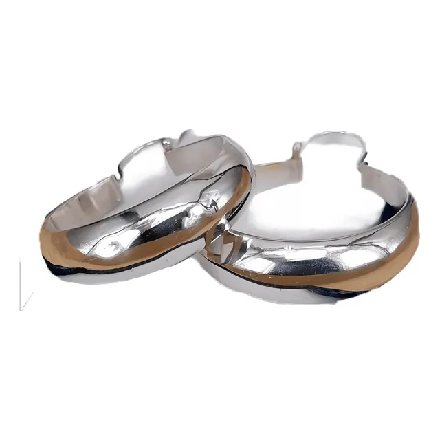Aros Gitanos De Plata