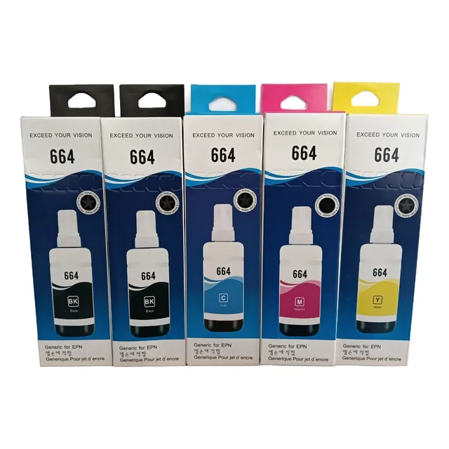 Kit 5 Tintas Compatible Para L555 L565 L575 L606
