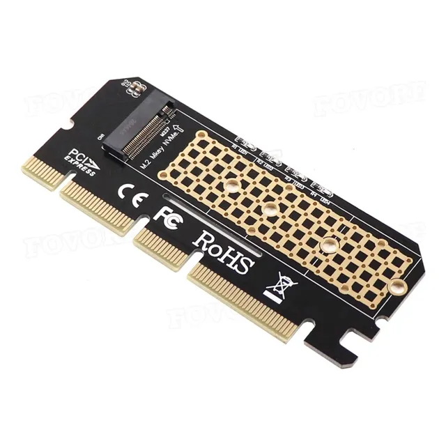 Placa Adaptador Pci Express X16 A M.2 M Key Nvme O Ahci Ssd