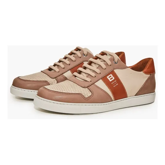 Zapatilla Urbana De Cuero Vison Texel Hombre Boating