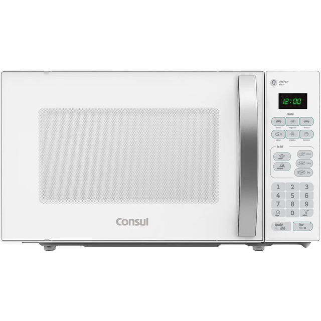 Micro Ondas 20 Litros 10 Níveis De Potência Cma20bb Consul Cor Branco 127v