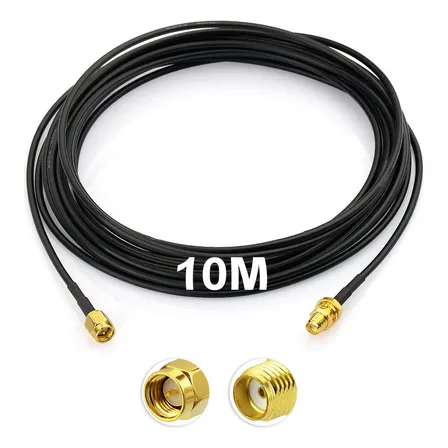 Cable Extensor Pigtail Sma Rg174 Coaxial 10 Metros [ Max ]