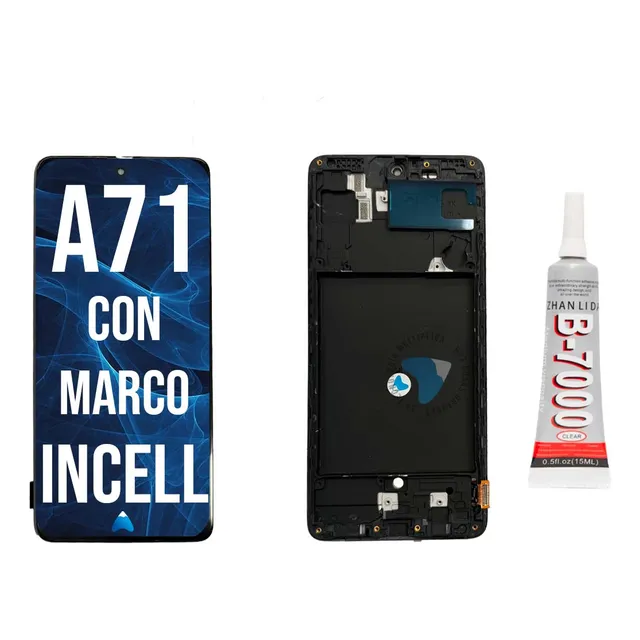 Modulo Pantalla Para Samsung A71 Incell Marco + Pegamento