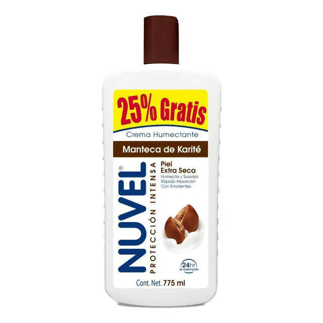 Crema Corporal Nuvel Manteca De Karite Piel Seca 775ml