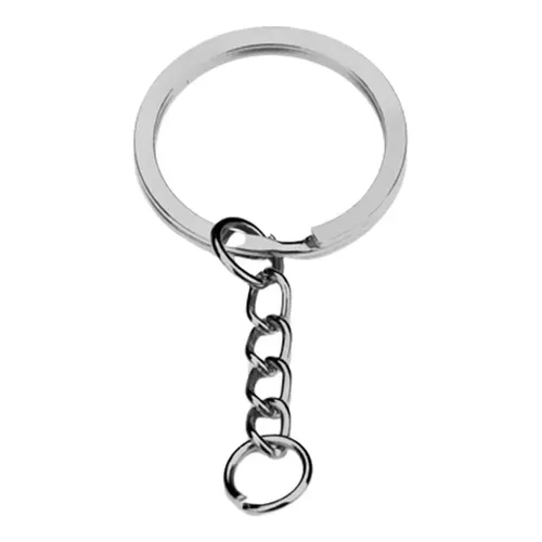 Braided Keychain With Chain Ring | MercadoLivre