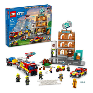 Set Juguete De Construcción Lego City Brigada Bomberos 60321 Set Juguete De Construcción Lego City Brigada Bomberos 60321