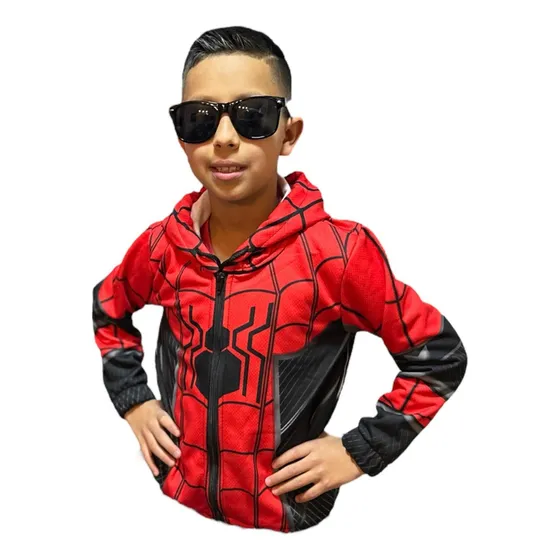 Sweter Chaquetas De Spiderman 