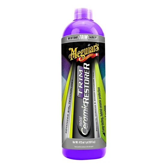 Restaurador De Molduras Y Plásticos Trim Ceramic Meguiars Color Morado