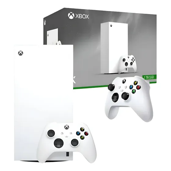 KIT XBOX Series X Digital 1TB con 2 Joystcik Blancos.