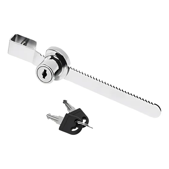 Fechadura Para Vitrine Freezer Modelo Jacaré Serra 12cm