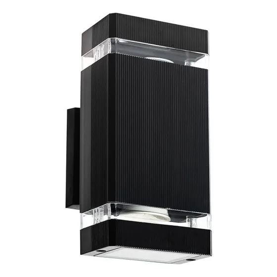 Aplique Pared Bidireccional Exterior Gu10 Led Aluminio