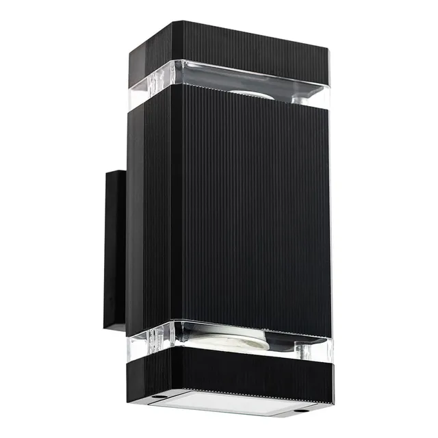 Aplique Pared Bidireccional Exterior Gu10 Led Aluminio
