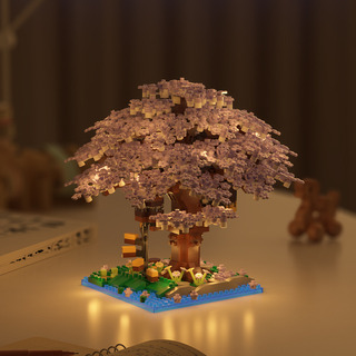 Bloques Para Armar Jihui M2109 Árbol De Cerezo Bloques Para Armar Jihui M2109 Árbol De Cerezo