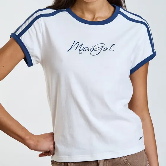 Polera Mc Sia Blanco Mujer Maui And Sons