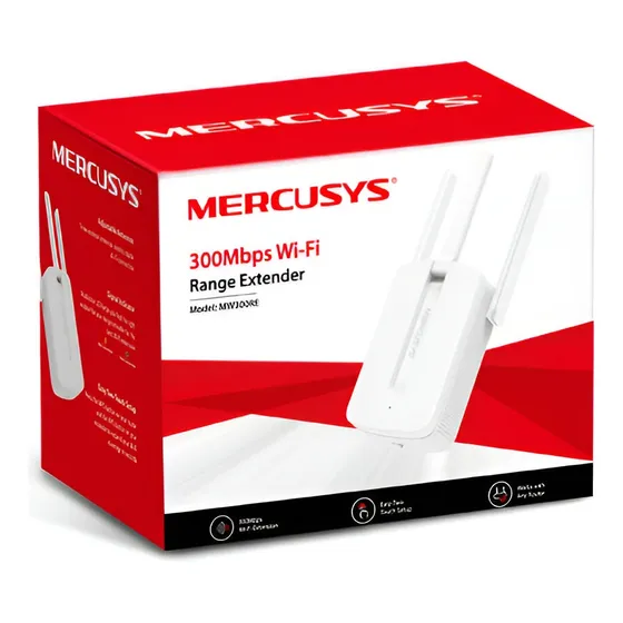 Amplificador Repetidor Extensor De Wifi Mercusys Mw300re