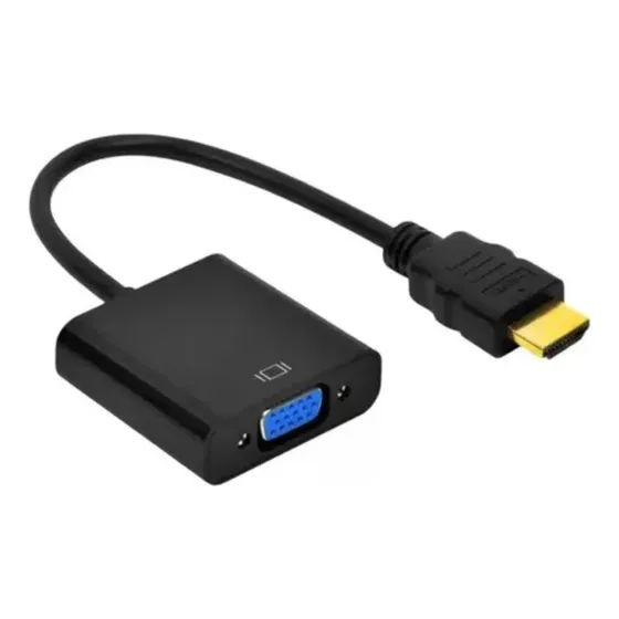 Convertidor Adaptador Hdmi A Vga 3.5mm Hd 1080p