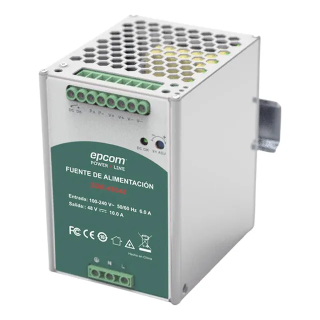 Fuente De Poder 48 Vcc @ 10 A Industrial Función Relay Vcc