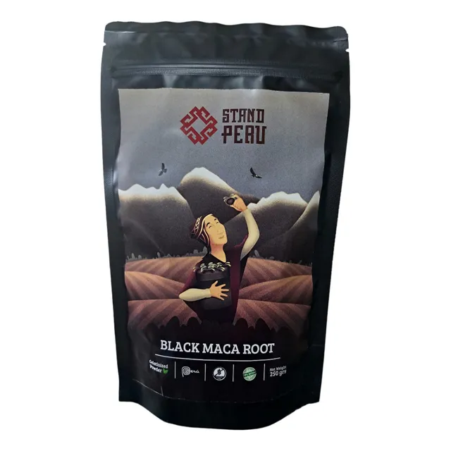 Maca Negra Gelatinizada, Polvo Organico 500grs