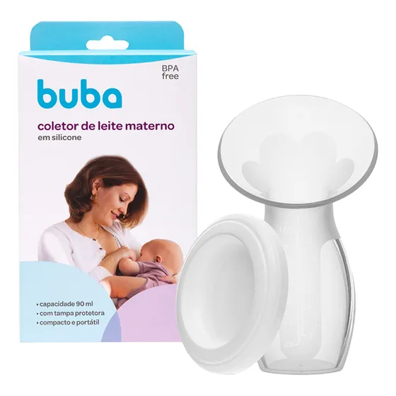 Colector de leche materna de silicona 90 ml - Buba